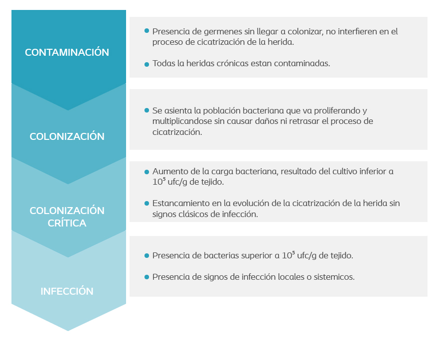 Infección en heridas